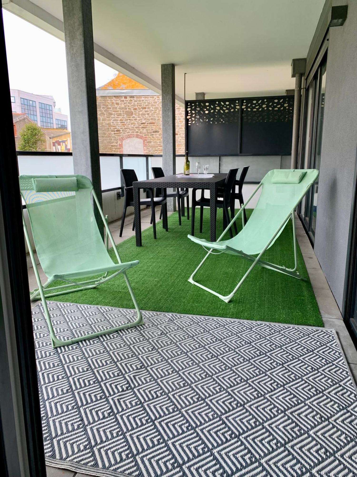 Les Terrasses Apartment Сен Мало Екстериор снимка